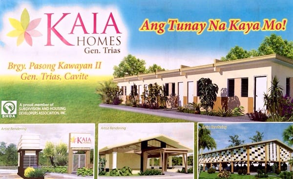 Kaia Homes Brgy. Pasong Kawayan II Gen. Trias Cavite